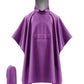 Hooded Rain Poncho Packable Waterproof Unisex Raincoat with Pocket