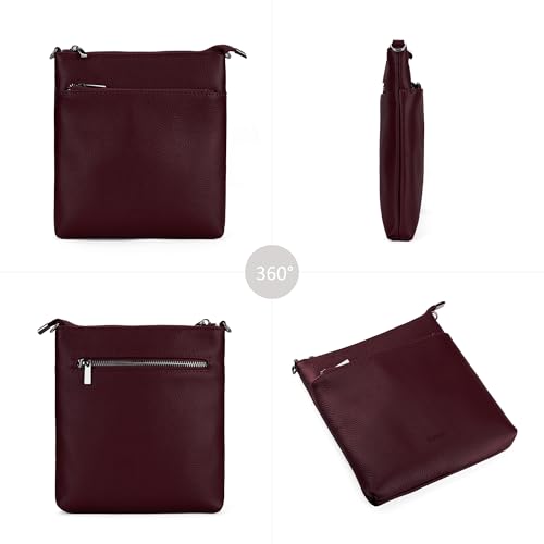 Genuine Leather Small Crossbody Bags for Women Travel Leather Purse