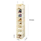 Hanging Shoe Organizer for Closet with Side Mesh Pockets