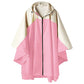 Adult Rain Poncho Waterproof Hooded Zipper Raincoat with Pockets