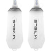 200ml/350ml/500ml Collapsible Soft Flask,BPA Free Folding Soft Water Bottle with Hanging Ring,Lightweight TPU Hydration Flask for Running Marathon Cycling Hiking (2 Count)