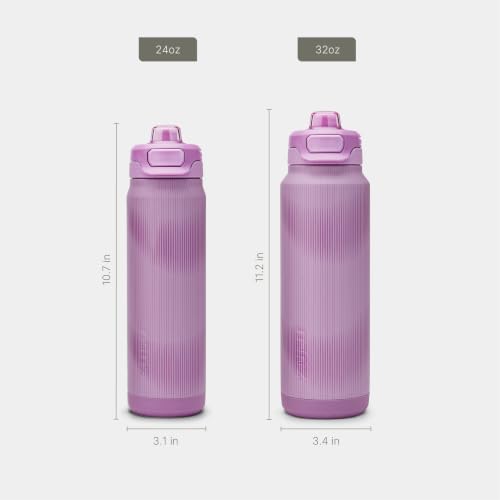 Powerfill Pro 24oz Stainless Steel Sip or Chug Water Bottle