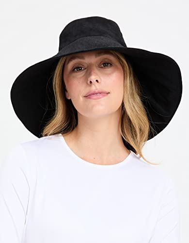 Women's Ultra Wide Cotton Linen Hat UPF 50+