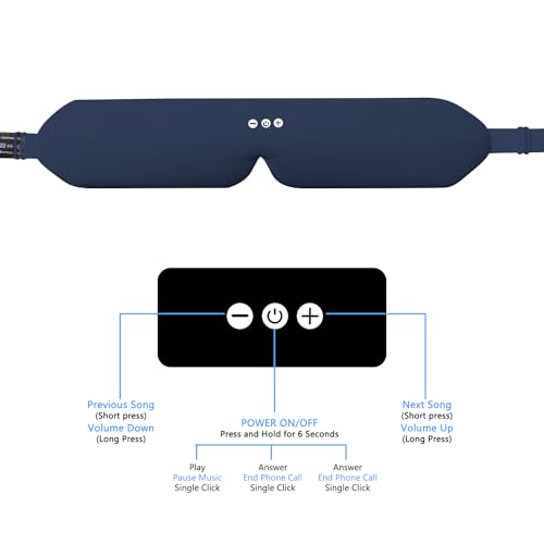 Bluetooth Eye Mask and Sleep Headphone w