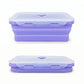 Purple Collapsible Sandwich Container