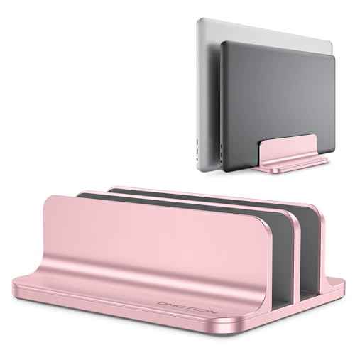 Dual Vertical Desk Laptop Stand Holder