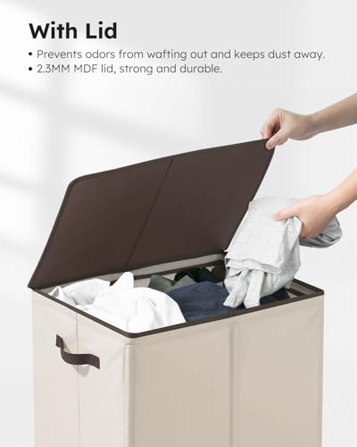 130L Laundry Hamper with Lid