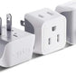 Japan Philippines Travel Adapter Plug by Ceptics (3 Count)