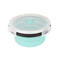Blue Silicone Collapsible Food Storage Containers (3 Count)