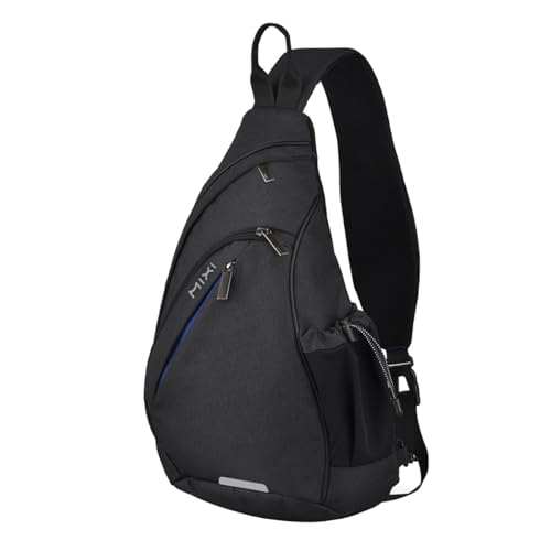 Sling Bag Men Backpack Unisex One Shoulder Bag Hiking Travel Backpack Crossbody with USB Port for Men Women Versatile Casual Daypack