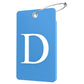 2 Pack Initial Luggage Tags for Suitcases Airplane Travel Essentials (2 Count)