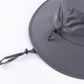 Foldable UPF 50+ Sun Hat for Men Women Wide Brim Beach Bucket Hat Summer Outdoor Fishing Hat UV Sun Protection Cap for Hiking Gardening Golf Dark Grey