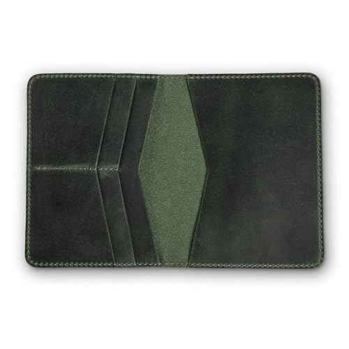 Standard Full Grain Crazy Horse Leather Passport Holder