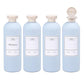 13.5oz 4pack Refillable Travel Shampoo and Conditioner Bottles (4 Count)