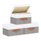 Storage Bins with Lids (3 Count)