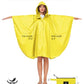 Unisex Rain Poncho Hooded Waterproof Raincoat for Adults Women