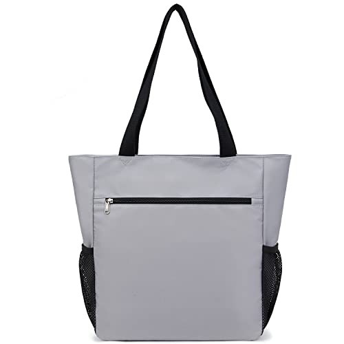 Large Capacity Foldable Tote Bag with Zipper