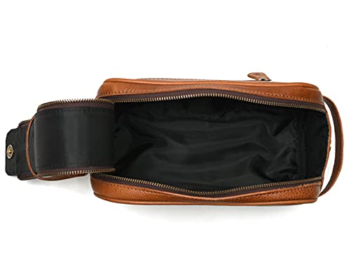 Leather Toiletry Bag for Men
