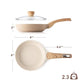 8inch Ceramic Nonstick Frying Pan Paella Pan with Lid