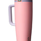 FreeSip Tumbler Stainless Steel Water Bottle 40 oz Sugar High
