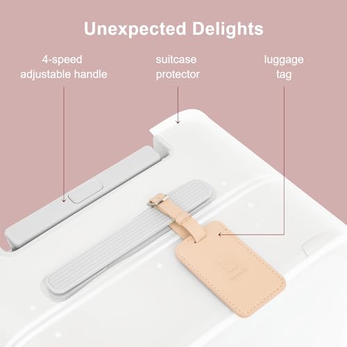 Zipperless Carry On Luggage Airline Approved with Aluminum Frame