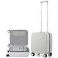 Underseat Carry on Luggage 16 Inch Hardshell PC Suitcase with Spinner Wheels TSA Lock for Travel