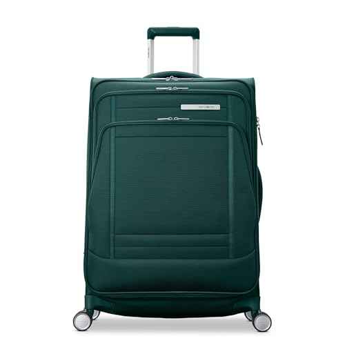 UpLIFT Lightweight Medium Checked Softside Luggage with Spinner Wheels