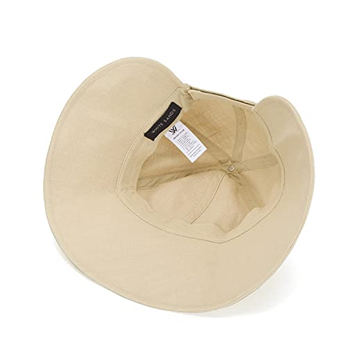 Linen Victorian Bonnet Hat Sun Cap