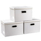 Collapsible Storage Bins with Lids [3 (3 Count)