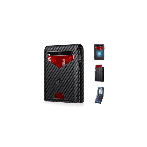 Wallet for Men RFID Blocking Minimalist Card Holder Wallet for 12