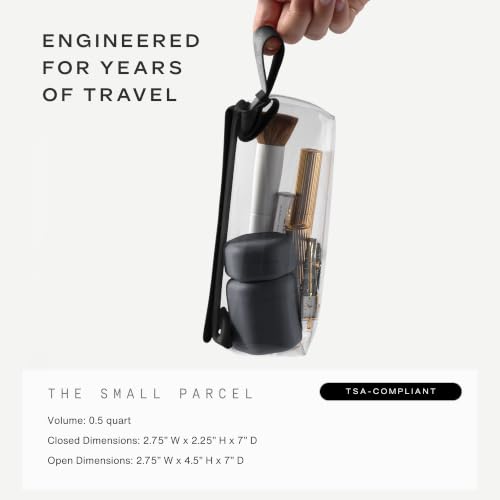 Parcel Clear Travel Kit with Zipperless Magnetic Closure