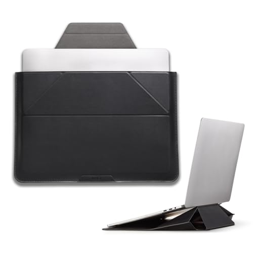 Laptop Carry Sleeve with Stand &Smart Storage for 14" Laptop for Work