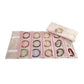 Travel Jewelry Roll Bag Portable Organizer Pouch With Grids&PVC Cover Storage Bags for Necklace