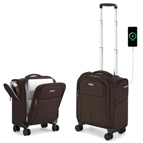 16 Inch Underseat Mini Carry On Luggage with Spinner Wheels