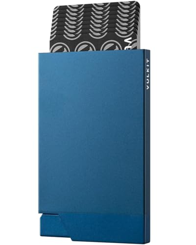 Pop up Card Holder Minimalist Credit Card Holder RFID Blocking Slim Metal Card Case for Men or Women