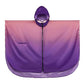 Adults Rain Poncho Waterproof Raincoat Women Gradient Hood with Pocket