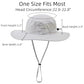 Womens Sun Hat Outdoor Wide Brim Boonie Sun Hat Summer Beach Hats UV Protection Fishing Safari Cap Light Grey