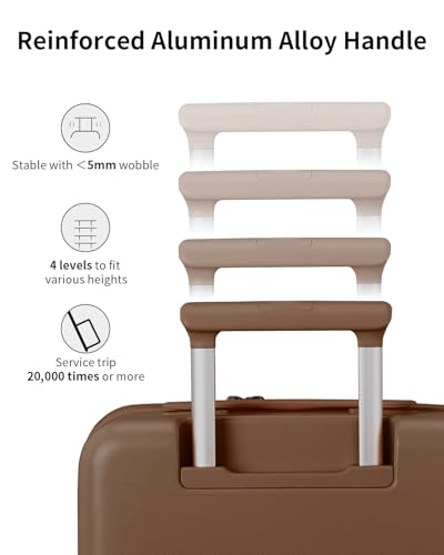 Expandable Top Opening Luggage Sets 2 Piece with Spinner Wheel (2 Count)