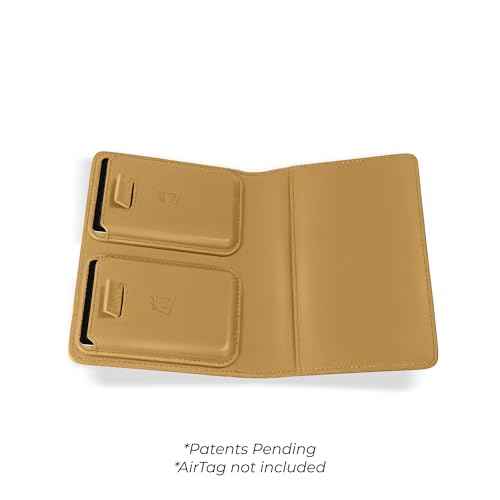 Passport Wallet with AirTag Holder