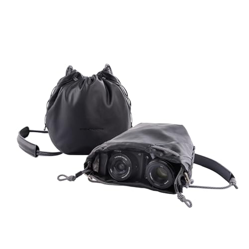 OneGo Drawstring Small Camera Bag Soft Cute Camera Pouch Handbag