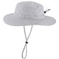 Men's Sun Hat Wide Brim Hiking Camping Gardening Hats UV Protection Outdoor Fishing Hat Light Grey