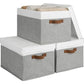 Fabric Storage Bins with Lids (3 Count)