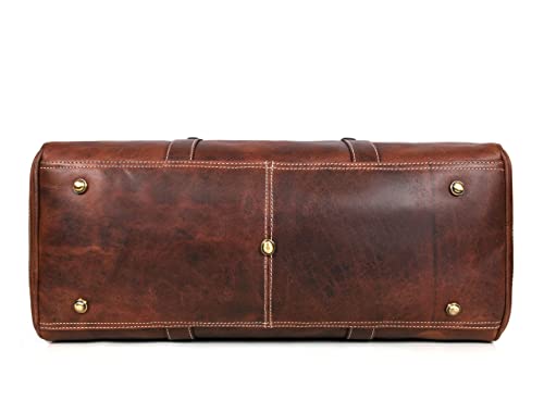 Aaron Leather Duffle Bag for Men & Women