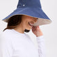 Women's Ultra Wide Cotton Linen Hat UPF 50+