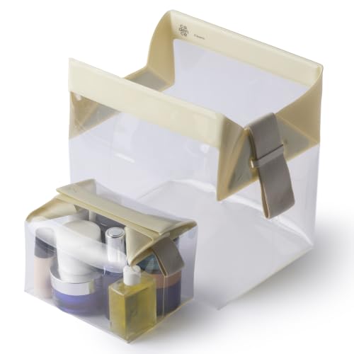 Parcel Clear Travel Kit with Zipperless Magnetic Closure