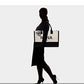 Embroidery Canvas Tote Bag for Women