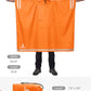 Adult Rain Poncho Waterproof Hooded Raincoat Lightweight Packable
