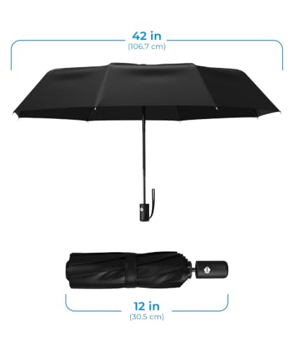 Windproof Compact Umbrellas for Rain
