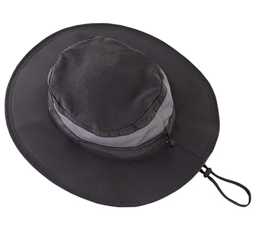 Womens Summer Mesh Boonie Sun Hat Wide Brim UV Protection Fishing Hat