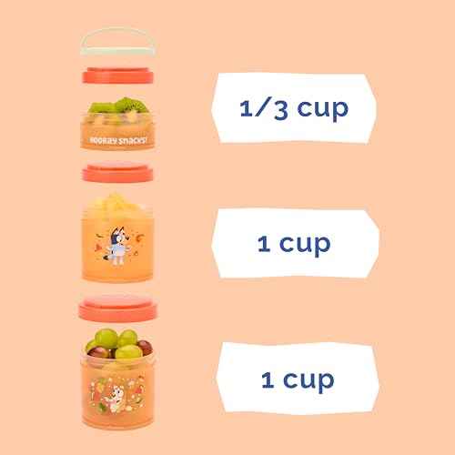 Bluey Stackable Snack Containers for Babies